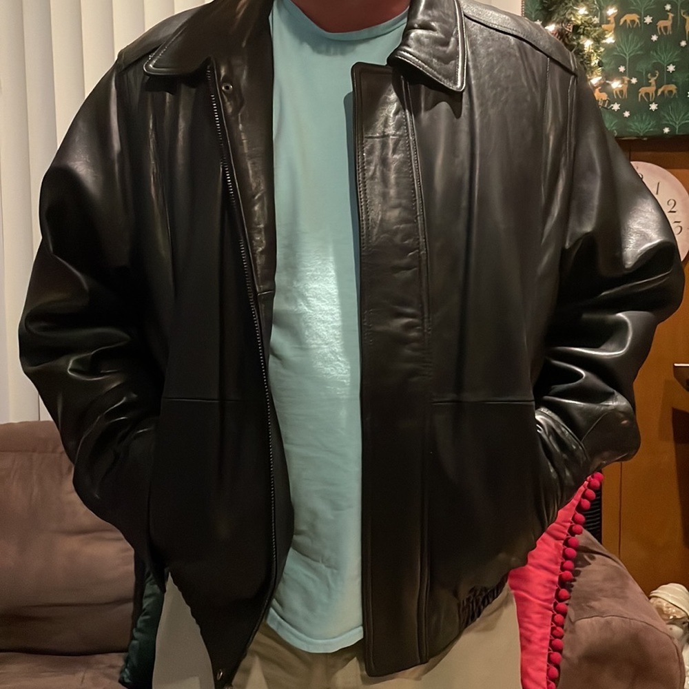 COPY - Colebrook mens authentic leather jacket